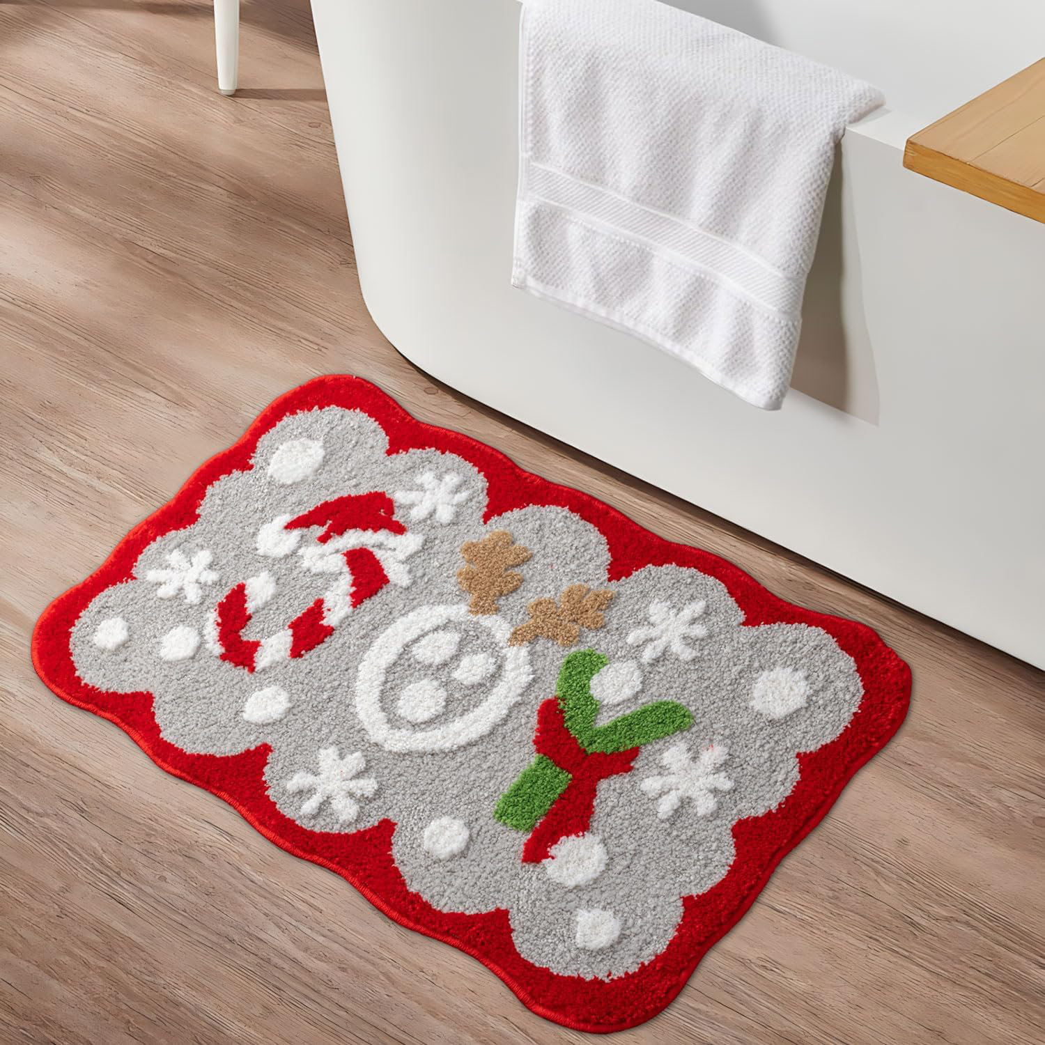The Holiday Aisle?? 32" x 20" Christmas Bathroom Rug, NonSlip